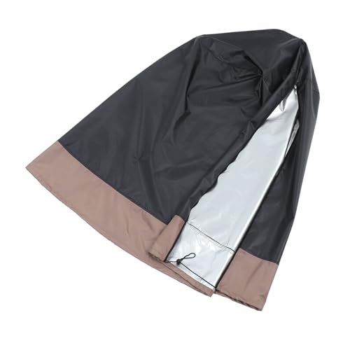 ibasenice Patio Fountain Cover Drawstring Waterproof Bird Bath Cover Easy to Clean Weatherproof