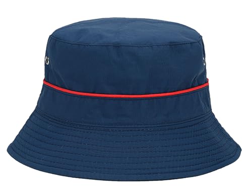IHAUIUE Waterproof Hiking Bucket Hat Quick Dry Outdoor Fishing Cap Packable Summer Beach Sun Hats for Women, Men, Navy