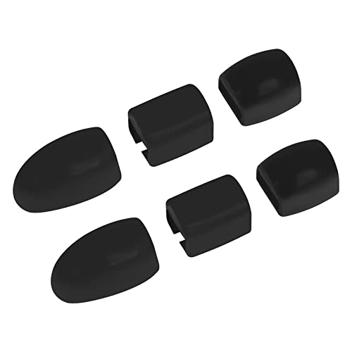LOVIVER 6 pièces coussinets en silicone pour saxophone, protège-doigts, kit d'accessoires pour saxophone, repose-doigts pour saxophone ténor pour l'exercice, noir Cover