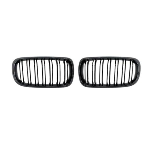 Rein avant calandre de voiture double lame noir pour X5 F15 X6 F16 2014 2015 2016