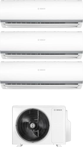 3x CL2000U W 35 E + CL5000M 82/4 E - Climatizzatore 12000 btu, Trial Split, con Pompa di calore, Classe energetica A++/A+