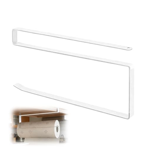 1pcs Porte Sopalin Mural, Porte Rouleau Papier Cuisine, Porte Essuie Tout Cuisine sans Perçage, Supports pour Papier Essuie-Tout, Dérouleur Porte Rouleau De...