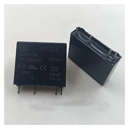 Relais HFS4 12D-1M 12VDC pour circuit imprimé 4 broches 2A