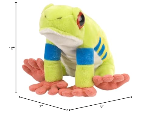 Wild Republic Red-Eyed Tree Frog Plush, Stuffed Animal, Plush Toy, Gifts for Kids, Cuddlekins 12 Inches - Image 2