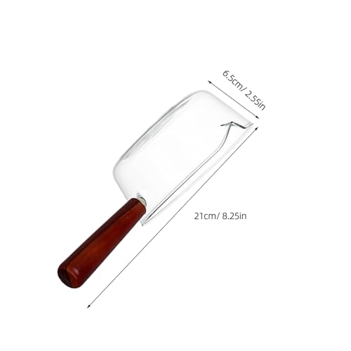 Cacerola de vidrio de borosilicato para calentar agua y leche en cocina doméstica 3