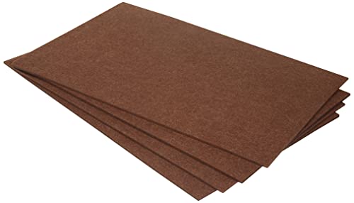KECKU 390197 Felia (4 x 12320) Felia Table Set of 4 Brown Craft Felt 45 x 30 x 2 cm - Image 3
