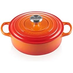 Cacerolas Hierro Fundido Le Creuset Le Creuset Gourmet 21179240902430 - Cacerola de hierro fundido (24 cm, 3,1 L), color rojo