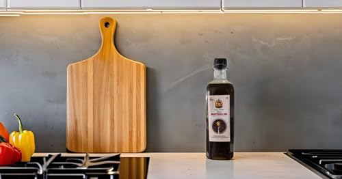 Image of SARV MATRIKAA Pure Organic Wood Pressed Black Mustard Oil-1 Litre | 100% Natural & Unrefined | Cooking, Skin & Hair Care | Ideal for Heart Health, Digestion & Pain Relief