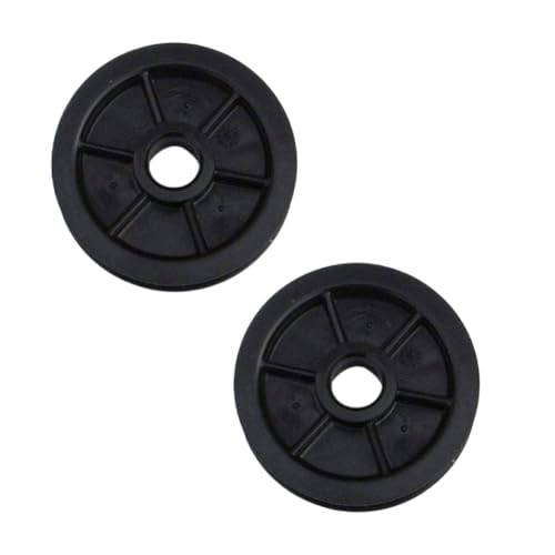 2 Pcs 144C0054 K144C0054M Belt Drive Idler Pulley Square Rail Compatible with Automotive Motorcycle Parts Avalanche Silverado Suburban Tahoe 1500 for Part Number 144C0054