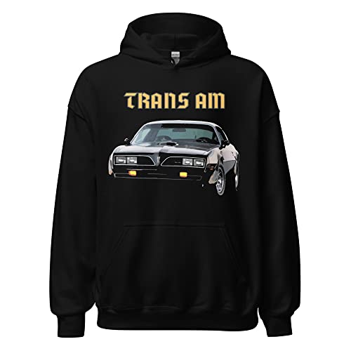 Black 1978 Trans Am Firebird Muscle Car Club Classic Custom Hoodie