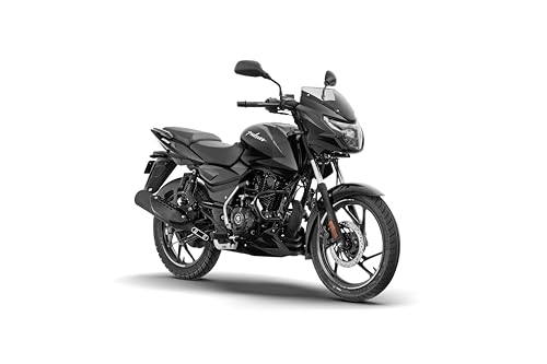 Image of Bajaj Pulsar 125 Disc Carbon Graphics Motorcycle, Split Seat, Ebony Black Grey, Booking for Ex-Showroom Price