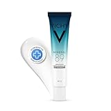 Vichy Minéral 89, Creme Hidratante Fortalecedor Facial com Acido Hialuronico, Esqualano, Vitamina B3 e Minerais, 40ml