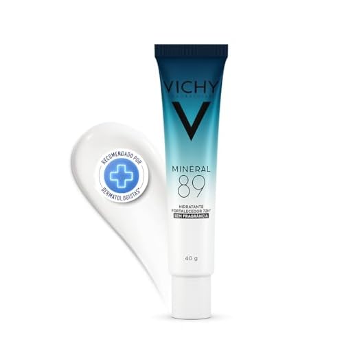 Vichy Minéral 89, Creme Hidratante Facial com Acido Hialuronico, Esqualano, Vitamina B3 e Minerais