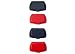 Be Bundles Snap Flip Lid, 4-Pack, Navy (2) / Red (2) - Add or Replace Your Wet Wipes Lid - Works on REFILLABLE wipes pouches and NON-REFILLABLE wipes packages! REUSABLE!