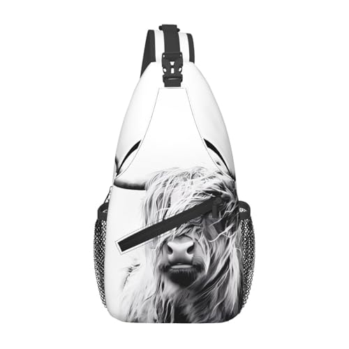 Sac à bandoulière motif vache pour le fitness et vos voyages quotidiens