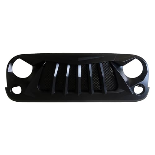 Calandre remplacement pour Jeep Wrangler JK ensemble grille avant noir ABS 2007-17