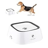 SaponinTree Schwimmender Wassernapf für Haustiere, Spritzwasserfrei, Langsamer Trinknapf, Automatische Hundenapf, Kein Verschütten Hund Wassernapf Fahrzeug Trage Wassernapf für Hunde Katzen Haustiere