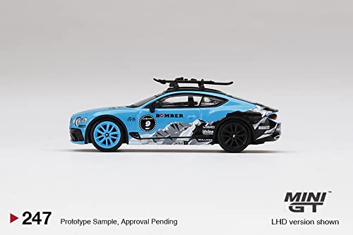 MINI GT ベントレー・コンチネンタル GT 　ブルー(チェイスカー) Amazon | MINI GT 1:64 Scale Model MiJo TOYS EXCLUSIVE