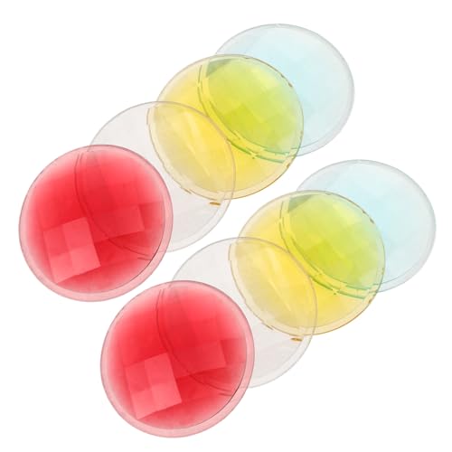 Kisangel 8pcs Kaleidoscope Lens Filters Creative Craft Sets for Kids DIY Kit Prism Lenses