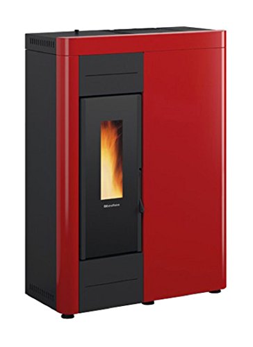 STUFA PELLET KW.15,50 VIRNA IDRO BORDEAUX NORDICA EXTRAFLAME