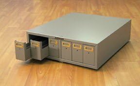 TFS Micro Slide Storage Cabinets and Bases, Green (1 Each)