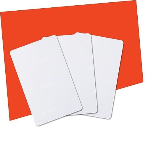 TEHAUX 100Pcs Cartão De Entrada De Porta Cartões De Acesso Graváveis ​​Cartões De Pvc Em Branco Cart
