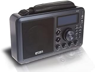 Eton - Elite Field AM/FM/Shortwave Desktop Radio with Bluetooth, Mineral Grey, 2-Band, Bluetooth Ready, LCD Display, Headphone Jack, Strong Anti-Interference, 50 Station Memory