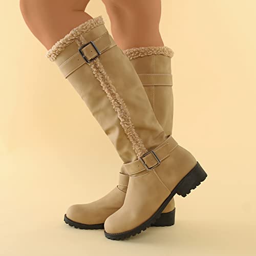 Bottines longues décontractées contre les pieds froids et fatigués