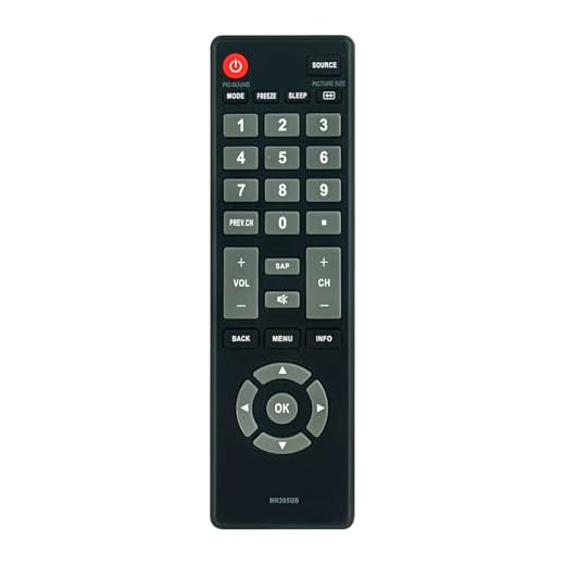 NH305UD Replace Remote Control fit for Emerson LCD TV HDTV LF501EM4 LF501EM4F LC320EM3FA LF402EM6 LF402EM6F LF461EM4 LF461EM4A LF501EM4A LF501EM5 LF501EM5F LF501EM6F