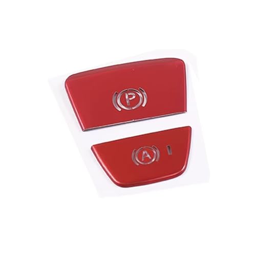 calcomanías de reparación botones Compatible Con Volvo Para XC60 Para XC90 S90 Para V90 V60 S60 2 Pegatinas Para Freno De Mano Coche Botón Arranque Pegatina Para Estacionamiento(Red)