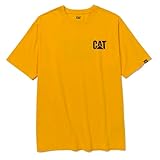 Caterpillar Camiseta de marca registrada para hombre (talla regular y grande y alta),Large
