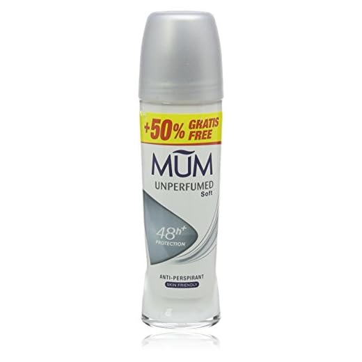 Mamá Deo extra Rellena unperfumed Roll-On 75ml - Paquete de 6