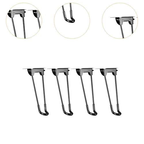 Patas de mesa plegables de 35cm, accesorios de horquilla para patas de escritorio DIY 4