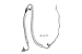 Sunsong 3403743 Power Steering Pressure Line Hose Assembly