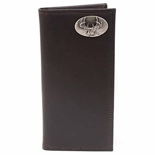 Deer - Leather Crazy Horse Brown Long Roper Wallet