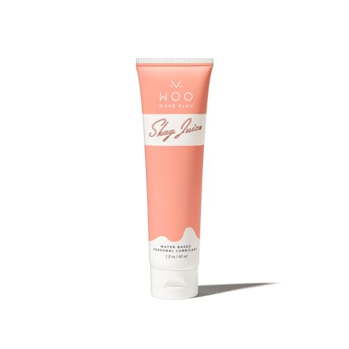 Woo More Play Natural Personal Lubricant for Men Women and Couples | pH Balanced Formula | Made with Natural Ingredients | Water Based Non-Staining Non-Sticky and Condom Compatible - 2 fl oz