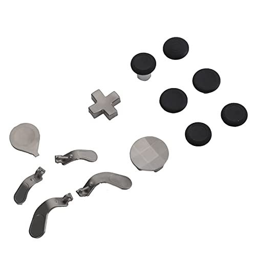 Juego de Paletas de Botones Metalizados para Reparar Mando Xbox ONE Series 2 Palancas de Pulgar