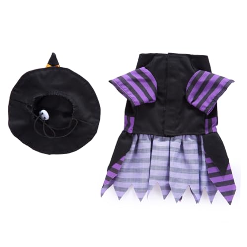 Disfraz Halloween Bruja para Perro Tamaño M miniatura 2