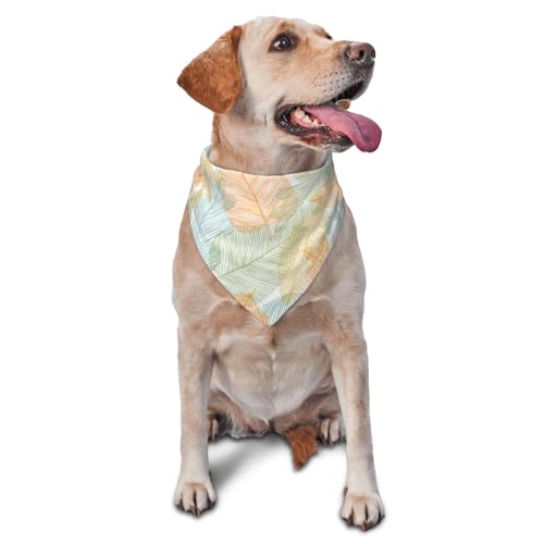 Materiale morbido e traspirante: realizzato in tessuto di cotone di alta qualità, super morbido e confortevole. A differenza di altre bandane di bassa qualità con un solo strato, la nostra bandana per cani è realizzata in doppio strato, resistente e di lunga durata.