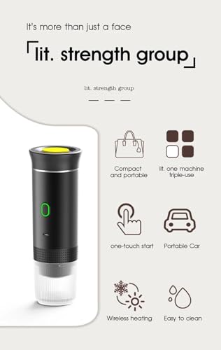 Cafetera portátil eléctrica recargable 150 ml miniatura 4