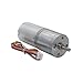 GRASAKY Variable Reduction Reduction Gear Micro Gearbox Motor JGA25-2430 12v High Torque Dc Electric Motor Curtain Robot Geared Electric (Size : 40rpm, Color : 12V)