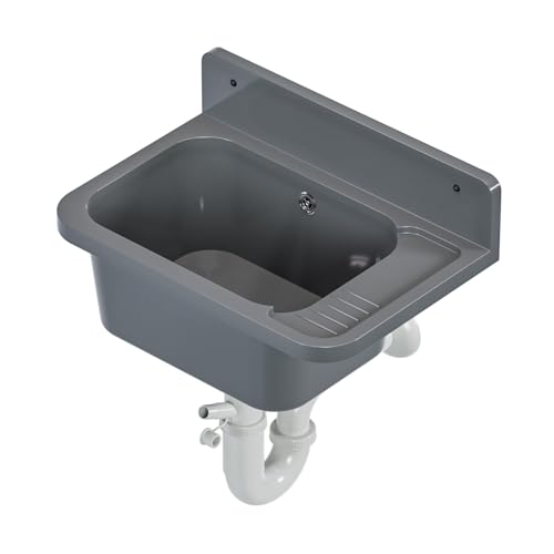 Qls Robust Ausgussbecken Werkstattmodell Grau
