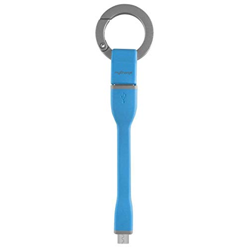 Powercord Go Micro-Usb Cable Keychain - Charging Cable (Blue) #TOP1