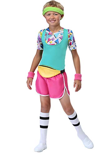 Disfraz Retro Workout 80s Niño Talla Large miniatura 1