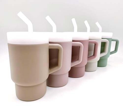 Aloonii Super Sipper Silikon Trinklernbecher Rosa