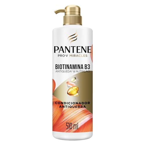 Pantene PRO-V Miracles Condicionador Antiqueda & Nutrição Biotinamina B3 para cabelos com queda 510ml