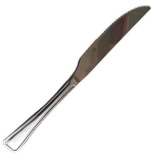 Conjunto de Talheres de Mesa Inox 48 Peças Garfos Facas Univendas Kit para Jantar Bar Restaurante