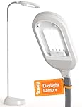 Kenley Daylight Lamp - Reading Light Floor Standing - Natural Bright Sunlight - Energy Saving Bulb for True Colours - Sturdy & Easy to Assemble - Standard Craft Lamps for Living Room or Bedroom