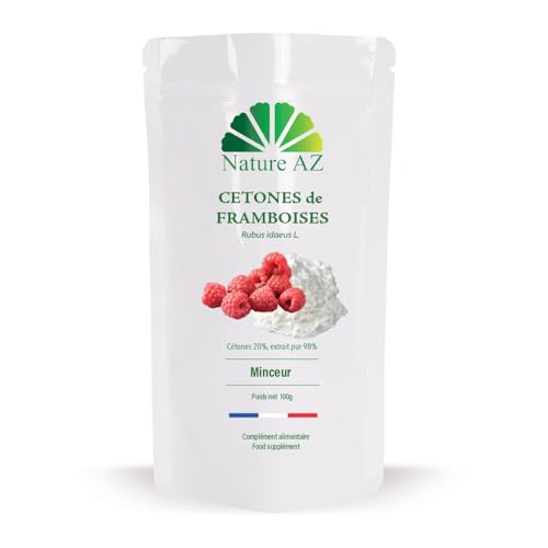 Cétones de framboises en poudre | sachet 100g | Booster du métabolisme | Fabriqué en Occitanie
