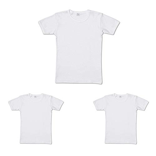 T-shirts en coton léger pour enfant Ellepi lot de 3 maillots unisexes